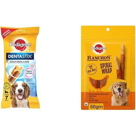 Buy Pedigree Dentastix Medium Breed (10-25 kg) Oral Care Dog Treat ...