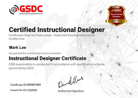 Certified Instructional Designer Certification | GSDC