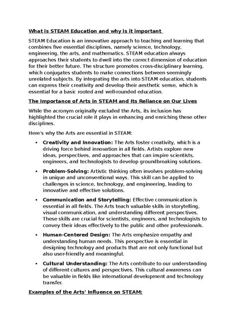 What is Steam Education and why is it important - What is STEAM ...