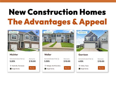 ‍New Construction Homes: The Advantages & Appeal | Realbricks