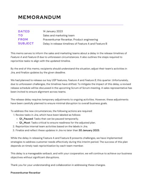 Image result for Memo Examples