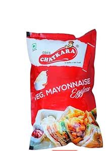 CHATKARA Veg . Mayonnaise eggless 1kg Pouch (Pack of 2) : Amazon.in ...