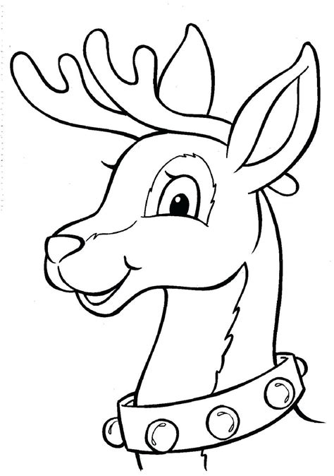 Reindeer Coloring Pages Free Printable