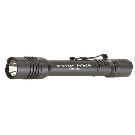 Streamlight ProTac 2AA-X Flashlight, Black 250 lm 88033 | Zoro