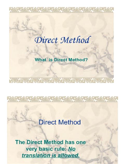 Direct Method PDF 的图像结果