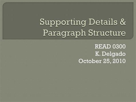 Image result for Supporting Paragraph