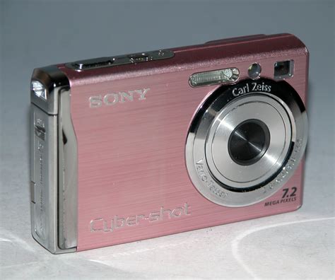 Sony Cyber-shot DSC-W80 7.2MP Digital Camera - Pink #2188