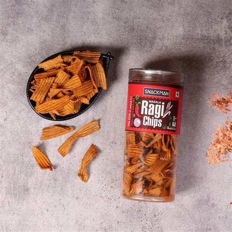 Buy Masala Ragi Chips Online | Healthy Millet Snacks India - Snackman ...