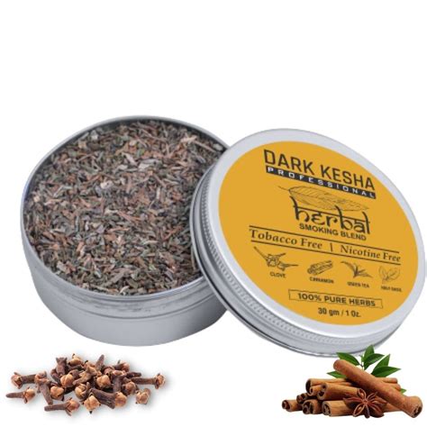 Buy DARK KESHA Tobacco & Nicotine Free Smoking Mixture With 100% ...