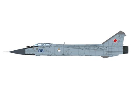 Russian Air Force MiG-31B Foxhound Blue 08 (early version) Микоян МиГ ...
