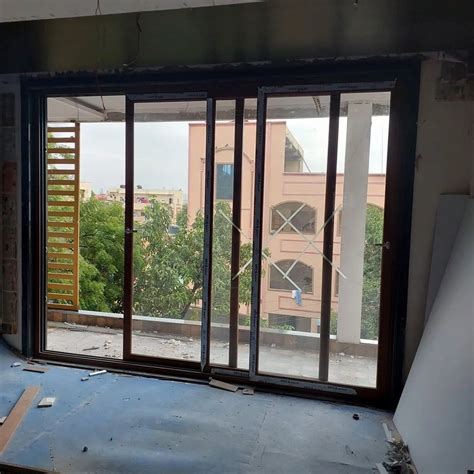 Aluminium Window - Upvc Sliding Windows With Mesh With Grills Powder ...