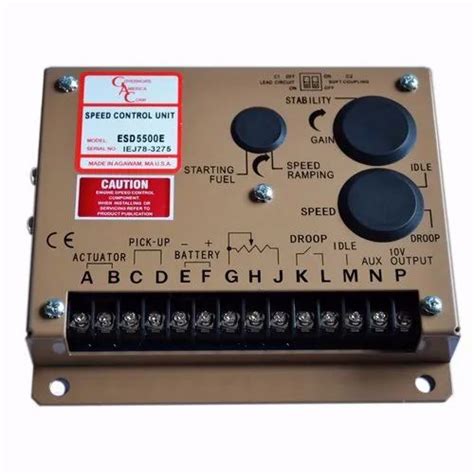 Genset Speed Control Unit - Esd 5500 Genset Speed Control Unit Trader ...