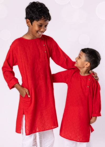 Boy's Ethnic Cotton & Silk Kurtas | Tura Turi