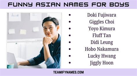 590+ Funny Asian Names You Won’t Believe Are Real – Teamify Names