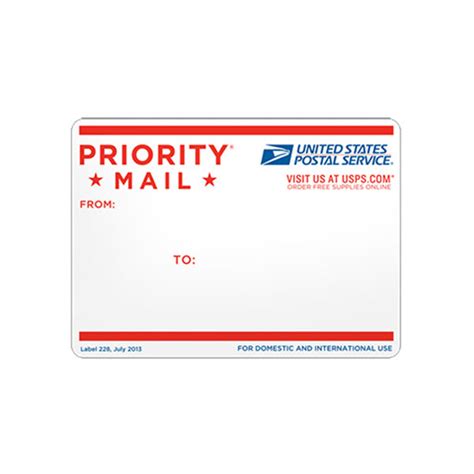 Priority Mail Address Label – Stamps.com Supplies Store