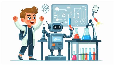 Alien Robot Lab Cartoon 的图像结果