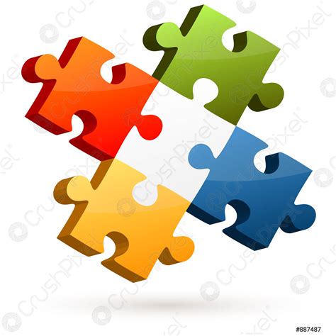 Puzzle Teamwork Vector 的图像结果