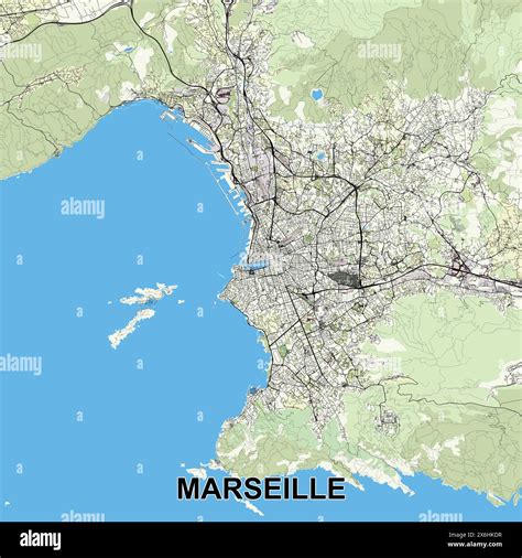 Cityscape of marseille Stock Vector Images - Alamy
