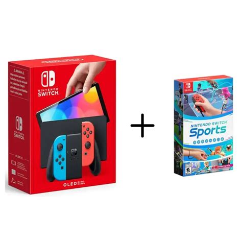 Buy Nintendo Switch Neon Oled with Nintendo Sports online at best price ...