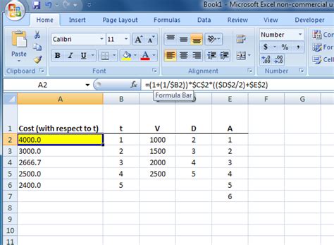 Image result for Excel Calculations Multiple Variables