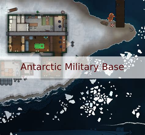 Antarctic Military Base Map | Cthulhu Architect