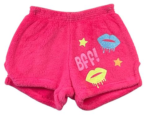 Solid Neon Pink "Fun Stuff" Pajama Shorts - Made with Love and Kisses