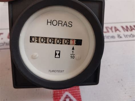 Turotest 1/10 Hour Meter 220 Vca – Aeliya Marine Tech