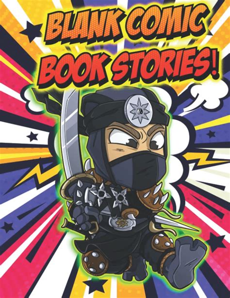 Buy Blank comic book stories: Chibi Kawaii Ninja blank comic book draw ...