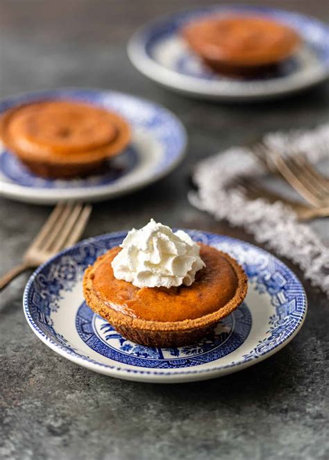 Mini Pumpkin Pies | Kevin Is Cooking