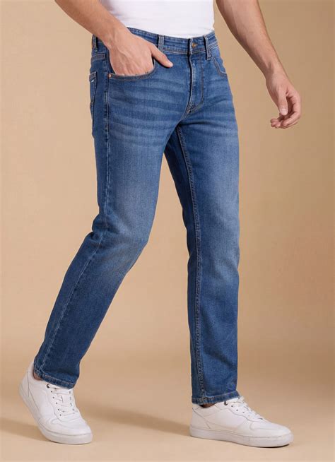 Men Blue Mid Rise Slim Fit Jeans | Pepe Jeans India