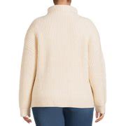 Buy Terra & Sky Women's Plus Size Quarter Zip Sweater, Midweight Online ...