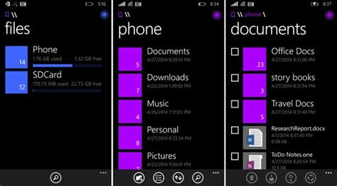 Image result for File Manager Windows Phone