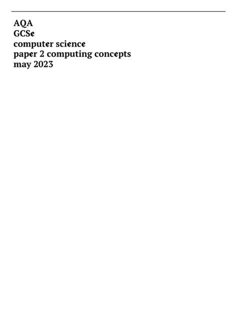 Image result for Computer Science Paper 2 Section 4 Revision Map AQA GCSE