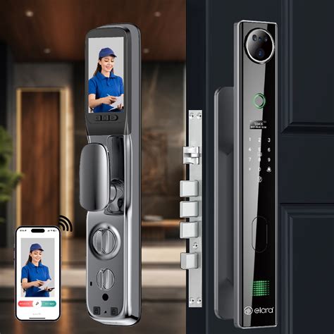 Elara Apex Pro Smart Door Lock, HD Display, Camera, Fingerprint, RFID ...