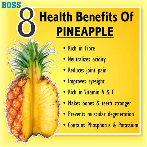 8 Health Benefits of Pineapple: High in Fiber and Vitamins