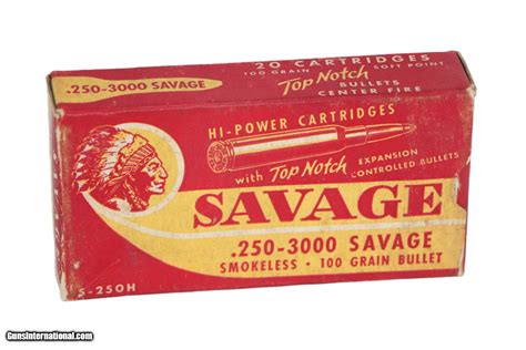 Savage Hi-Power 250-3000 Savage 100 Gr. - 20 Rounds