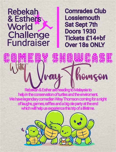 Wray Thomson - Rebekah and Esther World Challenge - LOSSIEMOUTH ...