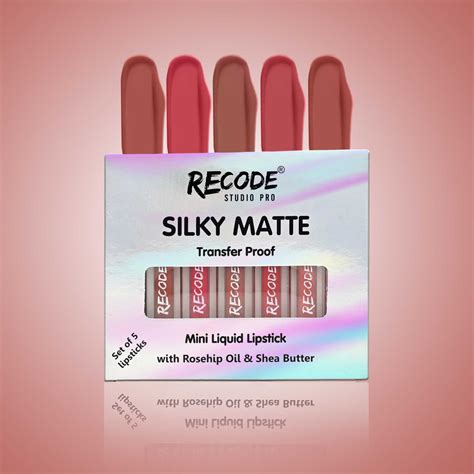 Home All Products Recode 5 Silky Matte Mini Liquid Lipsticks - 6.25 ML ...