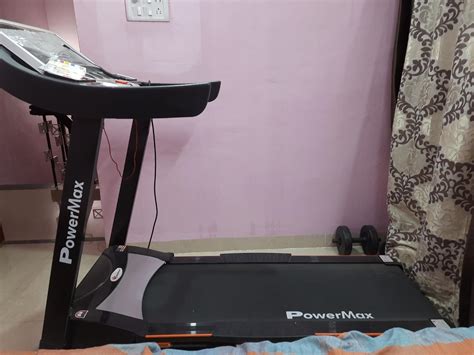 Buy PowerMax Fitness TAC-325 2HP (4HP Peak) Motorized Treadmill with ...