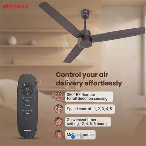 HAVELLS Epic BLDC with 2 Year Warranty BLDC Motor 1200 mm Ceiling Fan ...