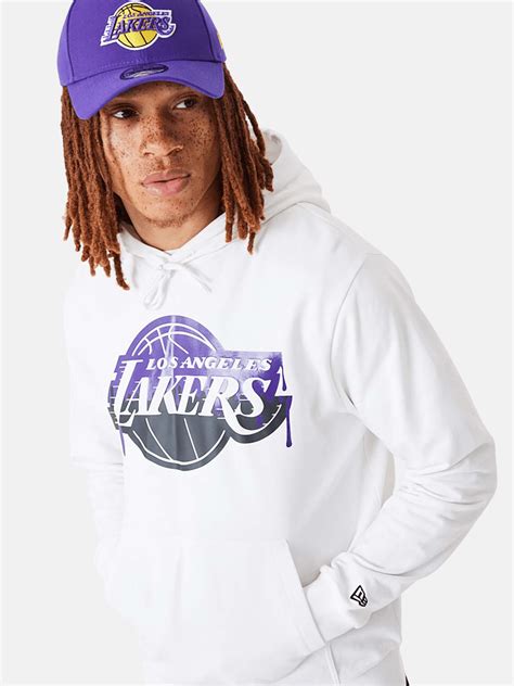 New Era Nba Drip Logo Hoody Los Angeles Lakers - Streetwear Basketball ...