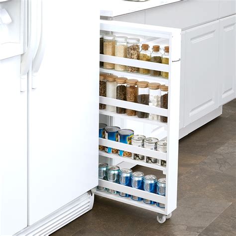 Rolling Spice and Can Storage Rack 4 Tier | LTD Commodities