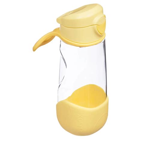 B.box: Tritan Sport Spout Drink Bottle 450ml Lemon Twist Yellow – Krazy ...