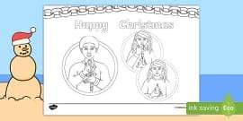 Auslan Christmas Bingo | Languages | Australian Curriculum.