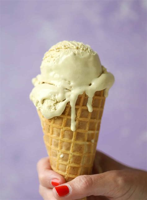 Lavender Coffee Ice Cream - Lavender Vanilla Latte Ice Cream
