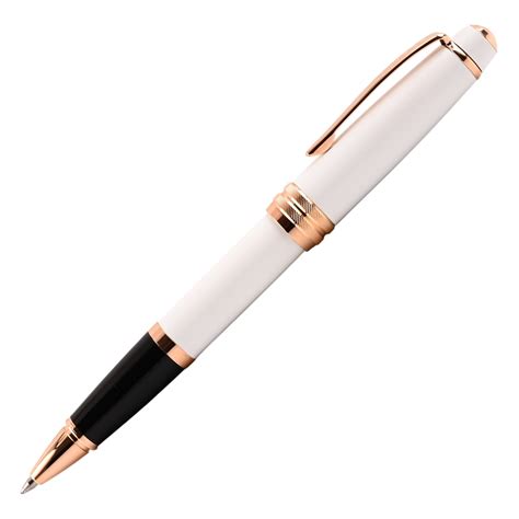 Cross Bailey Pearlescent White Roller Ball Pen | Shop Online | Cross ...