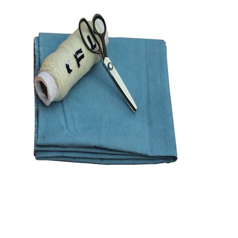 Ruby Fabrics Linings Light Blue Solid Woven Cotton Canvas Fabric for ...