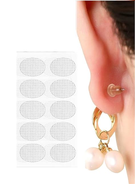 Buy INSIME Ear lobe support for earrings | Ear stickers for heavy ...