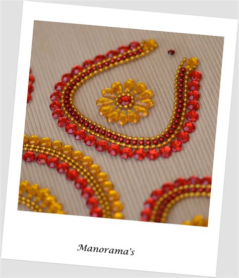Buy Floor Art Red Yellow Kundan Rangoliwedding Rangoliindian Online in ...