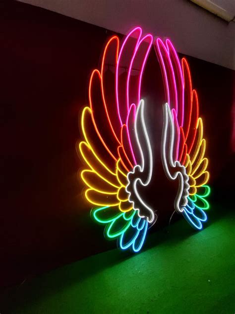 Buy Angel Neon Wings Online India | Shop Now – Neonzastudio